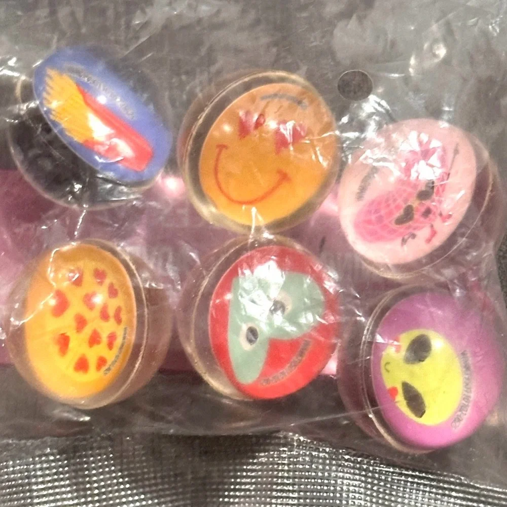 💞 New Set of 6 Colorful Bouncing Balls Party Favors